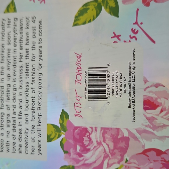 Betsey Johnson NWT Lined Notebook - Picture 4 of 5